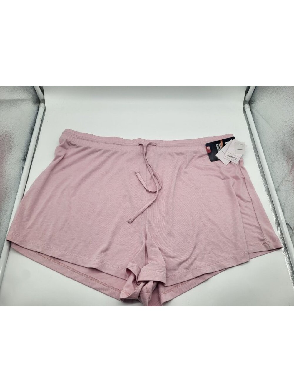 Auden Women's XXL Baby Pink Lounge Pajama Sleep Jersey Shorts Soft Cool Temp